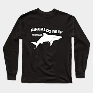 Shark Diving Ningaloo Reef - Australia Long Sleeve T-Shirt